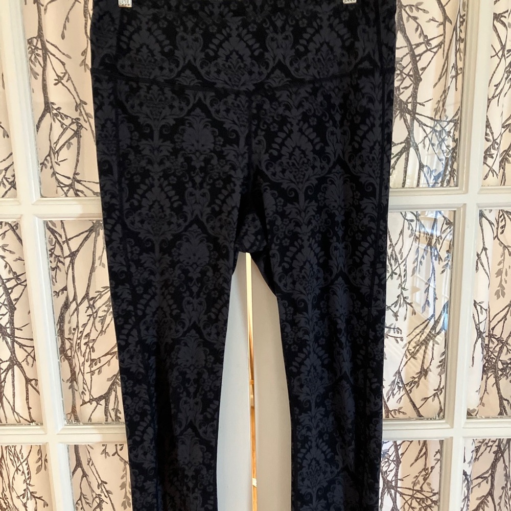 Athleta Medium Yoga Tights Patterned - image 1